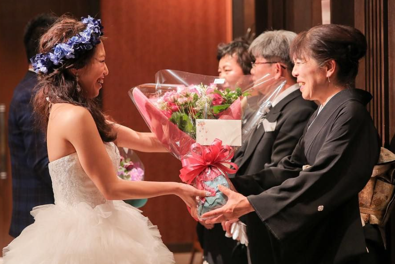 結婚式贈呈花束