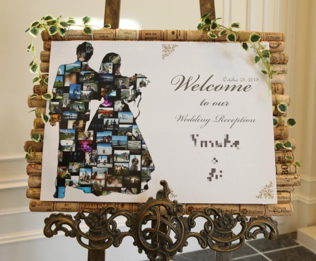 オシャレウェルカムボード