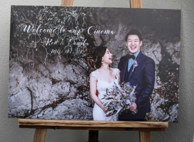 前撮りウェルカムボード