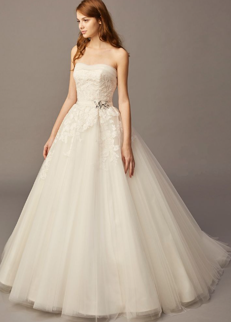 Aラインウェディングドレス