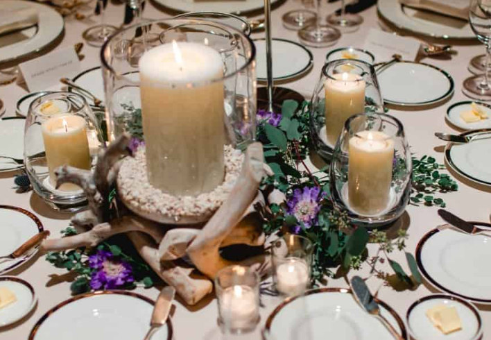 ゲストテーブルキャンドル