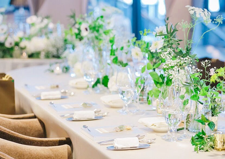 ゲストテーブルシンプル