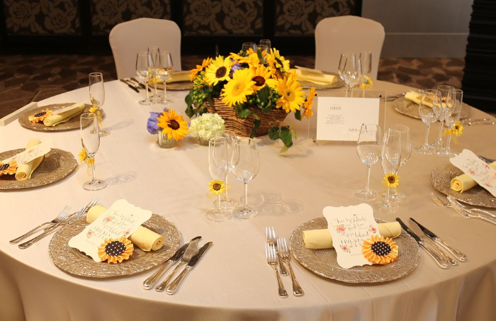 ゲストテーブル夏