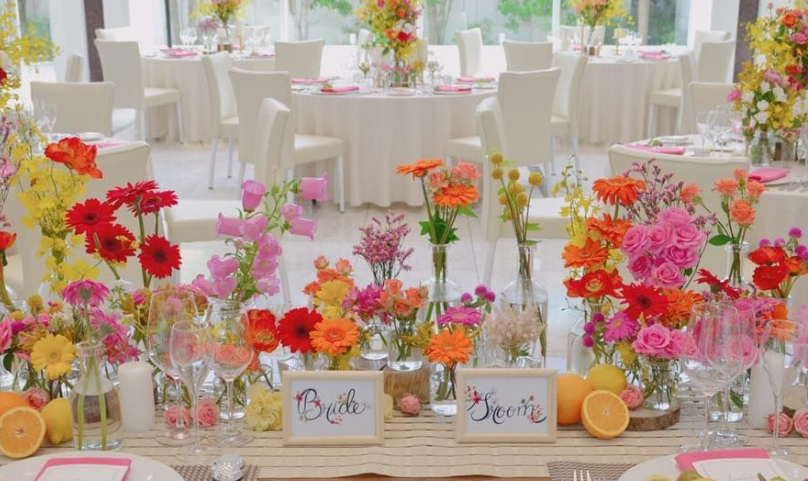 披露宴会場装花