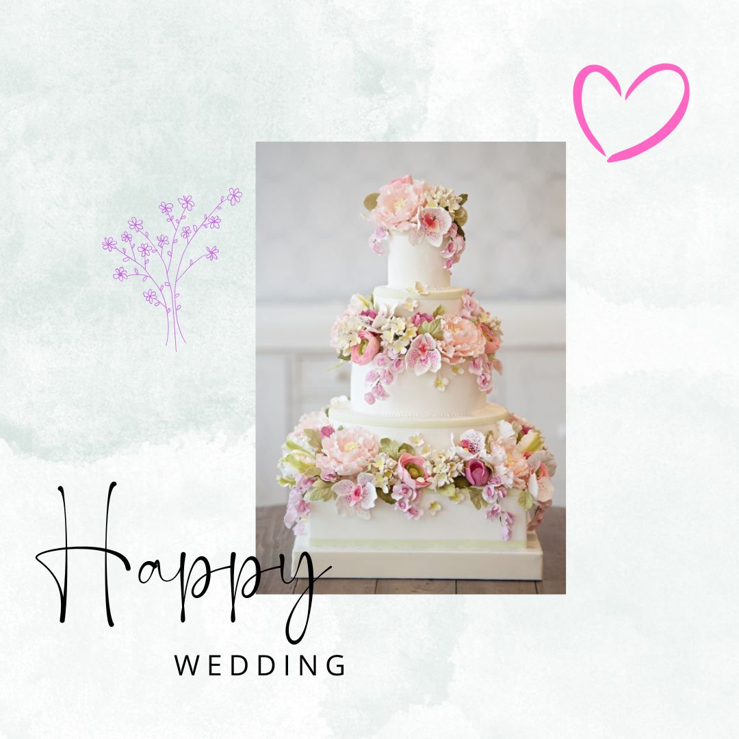 ウェディングシュガーケーキ