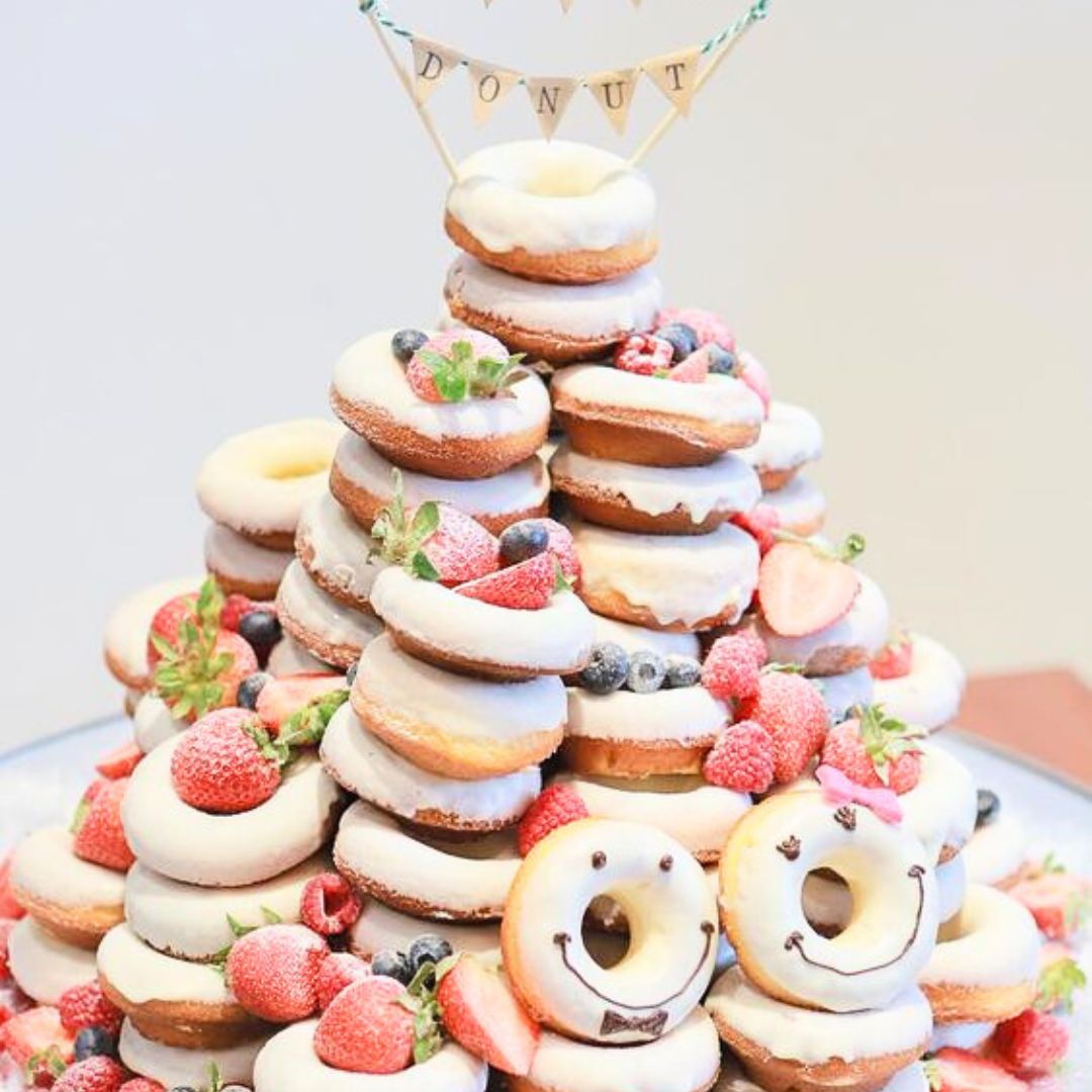 ウェディングドーナツタワーケーキトレンド2023