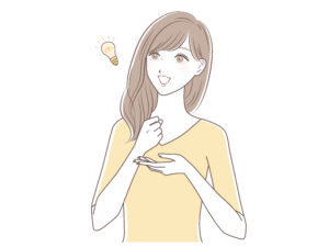 気づきを得た女性