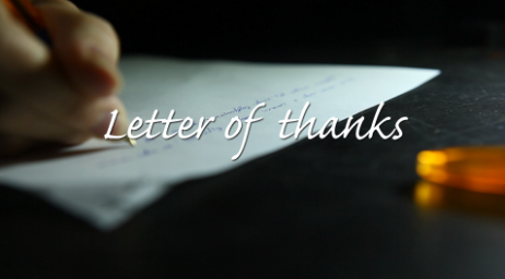 サンクスレター